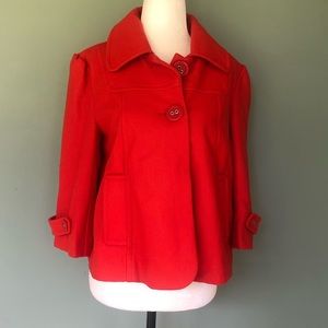 ANTHROPOLOGIE TULLE JACKET/COAT